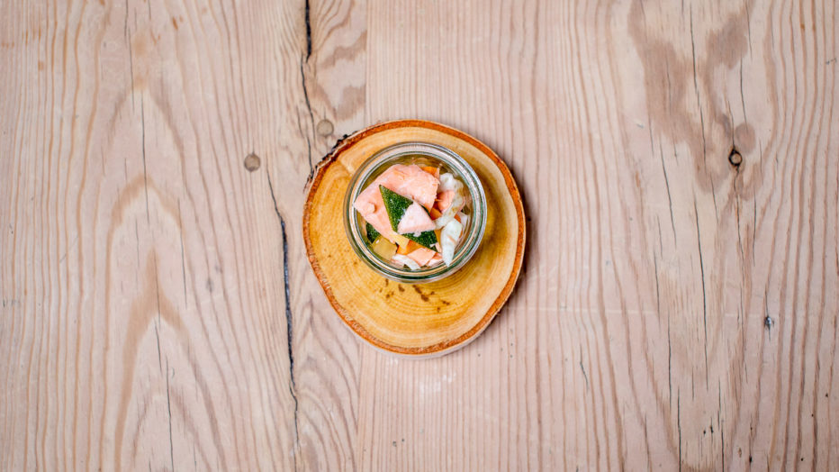 Hilsen fra kjøkkenet: Sursylta aure og grønnsaker