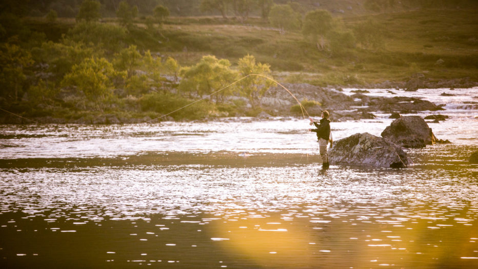 Sjodalen har mange gode fiskevann med flott ørret.